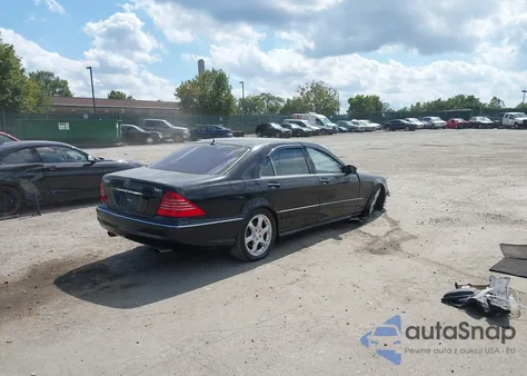2001 Mercedes-Benz S 600 из США, поврежденный, VIN WDBNG78J51A211356